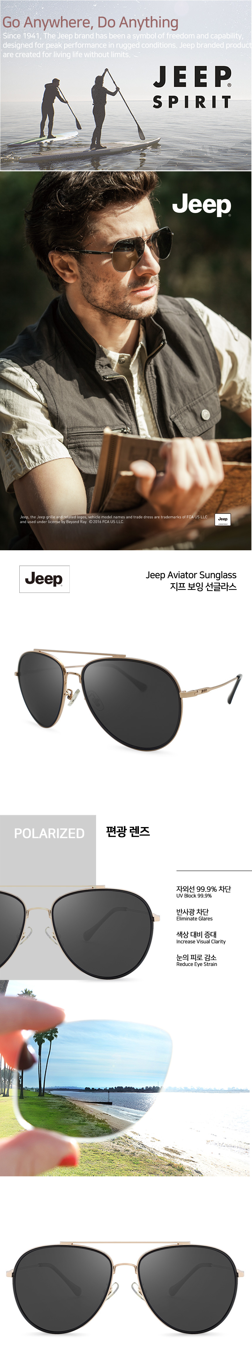 [Jeep 지프] 편광 보잉선글라스 JSLW3085_S1